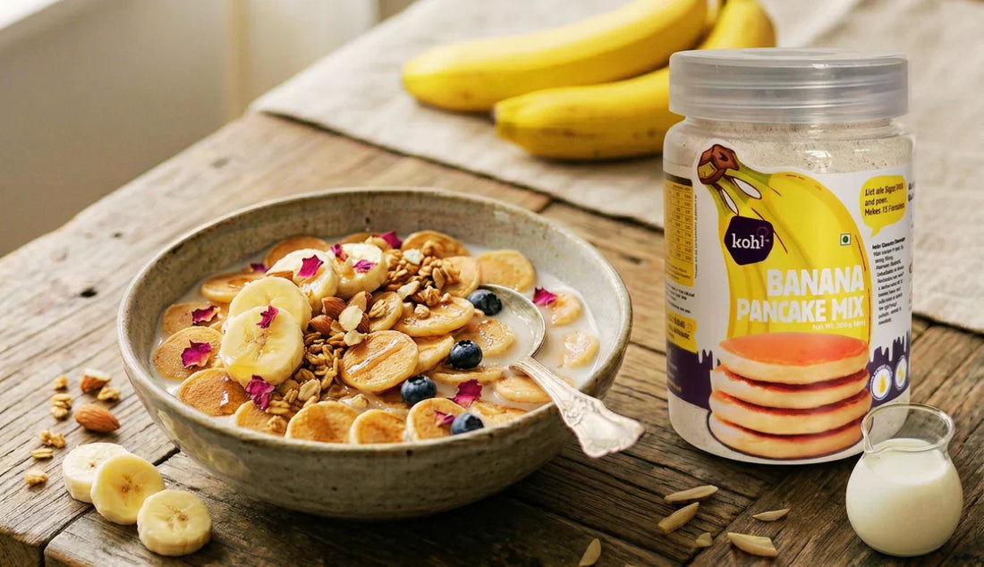 Banana Mini Pancake Cereal