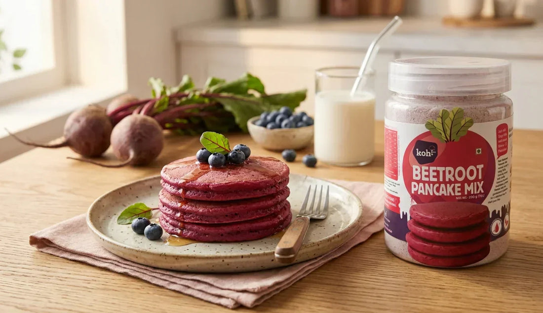 Beetroot Ragi Pancake