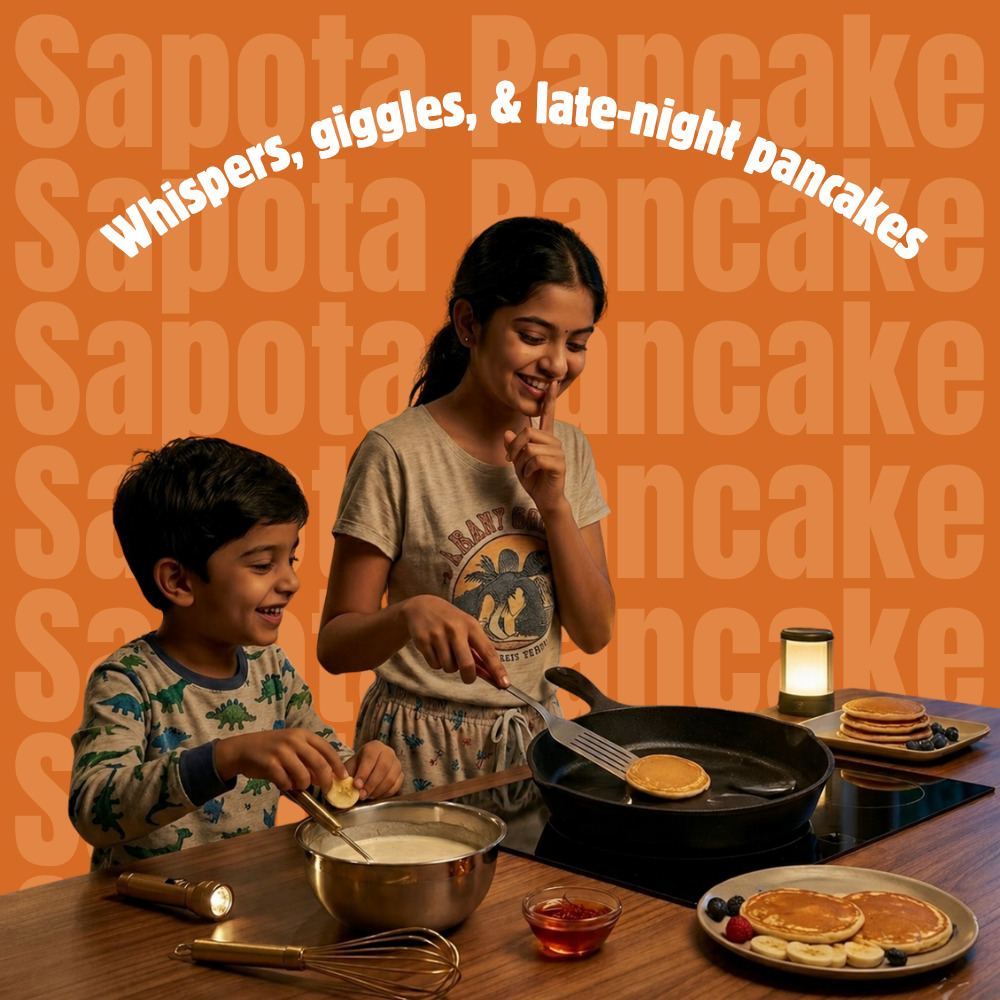 koh! Sapota (Chikoo/Sapodilla) Pancake Mix | Whole Wheat, Sprouted Ragi & Oats | 200g