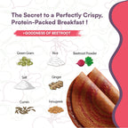 Beetroot Pesarattu Mix | Sprouted Moong Dal | 200g