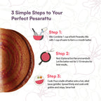 Beetroot Pesarattu Mix | Sprouted Moong Dal | 200g