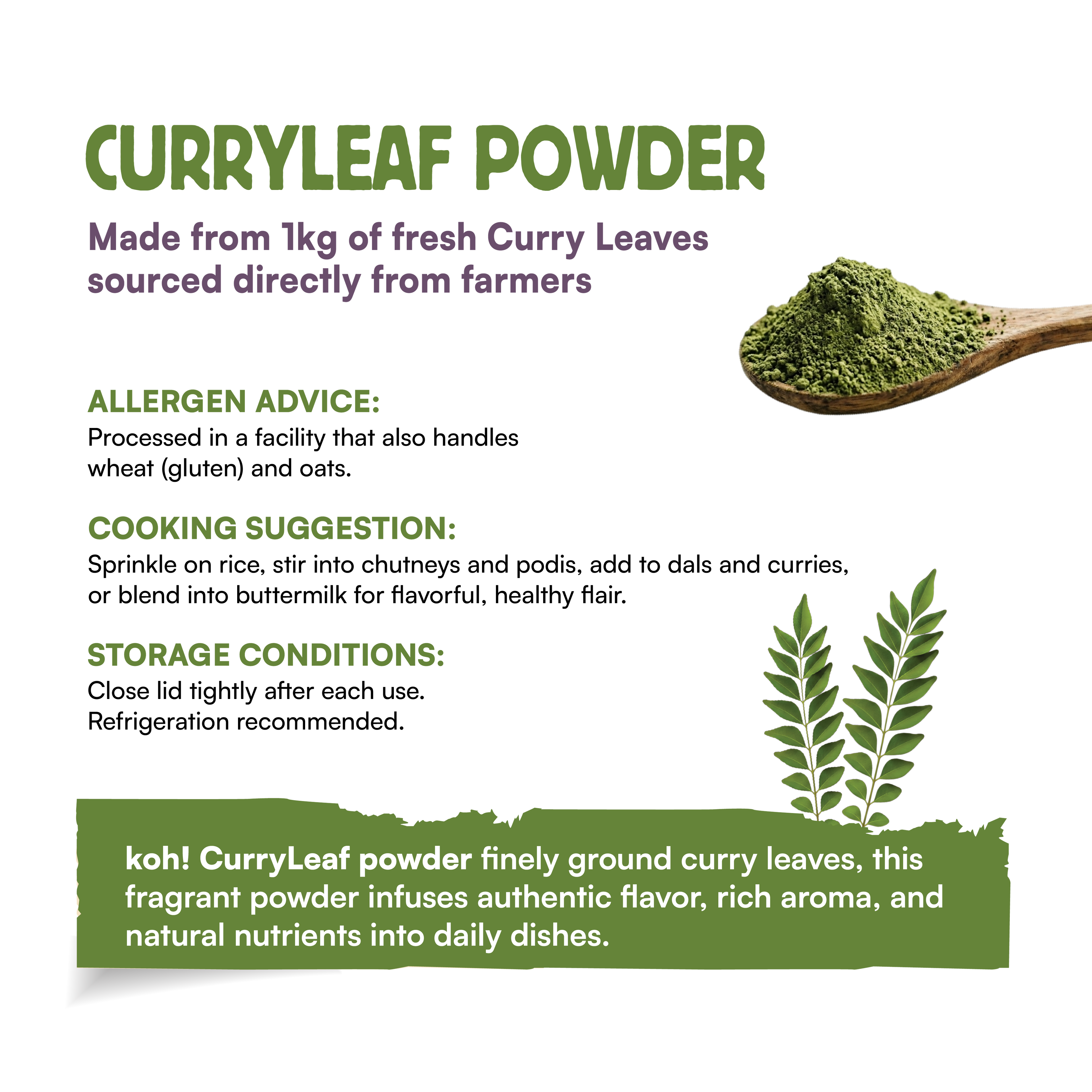 Curry Leaf Powder | 100g