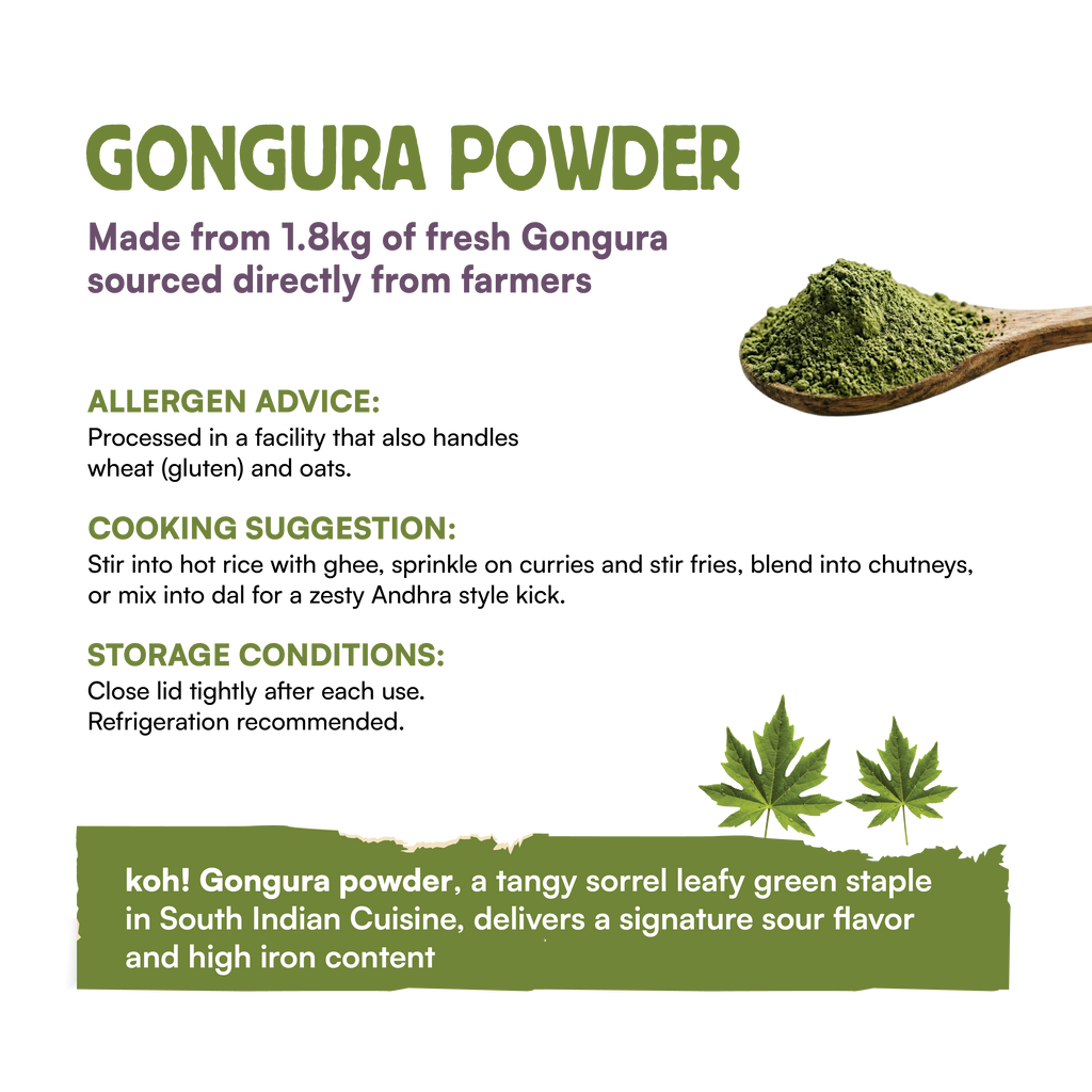 Gongura (Sorrel leaves) Powder | 100g