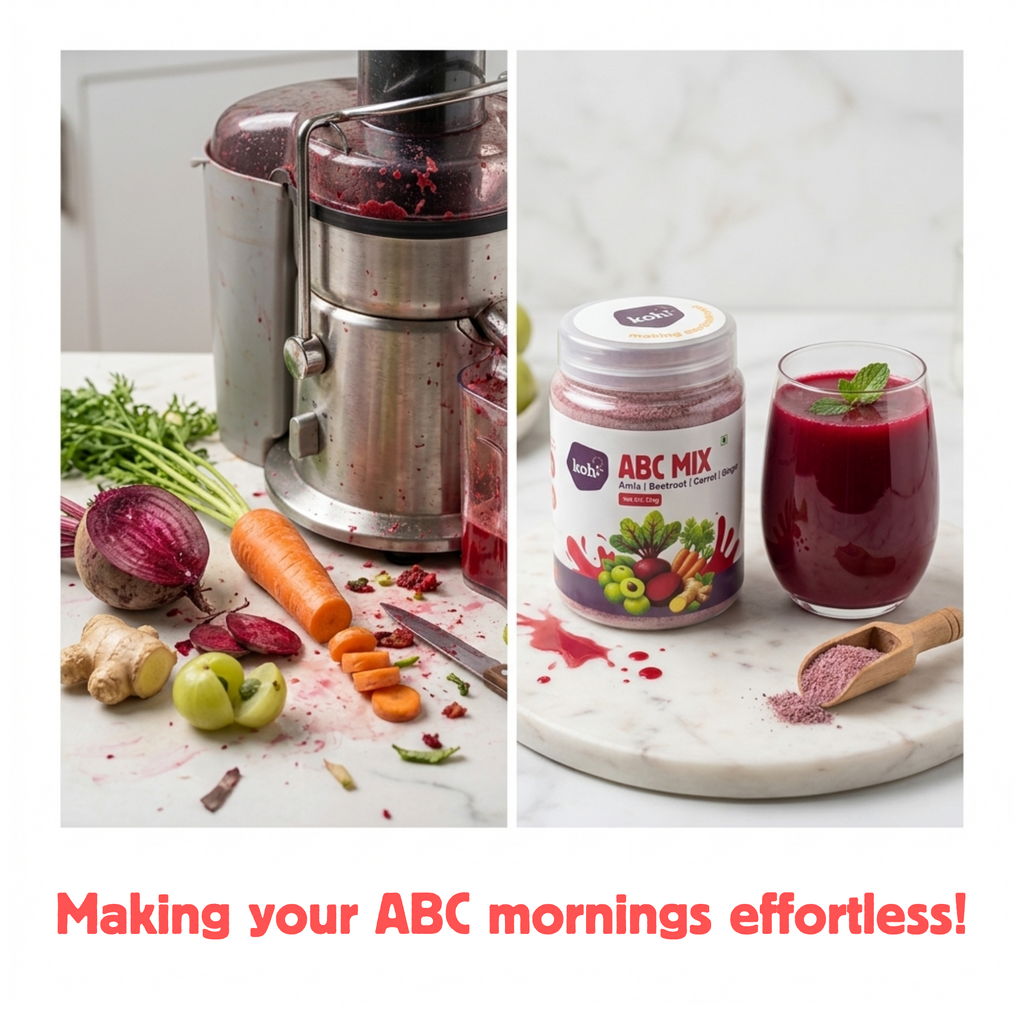ABC Mix + Ginger | Amla, Beetroot, Carrot & Ginger Blend | 100g