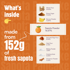 koh! Sapota (Chikoo/Sapodilla) Pancake Mix | Whole Wheat, Sprouted Ragi & Oats | 200g