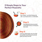 Tomato Pesarattu Mix | Sprouted Moong Dal | 200g