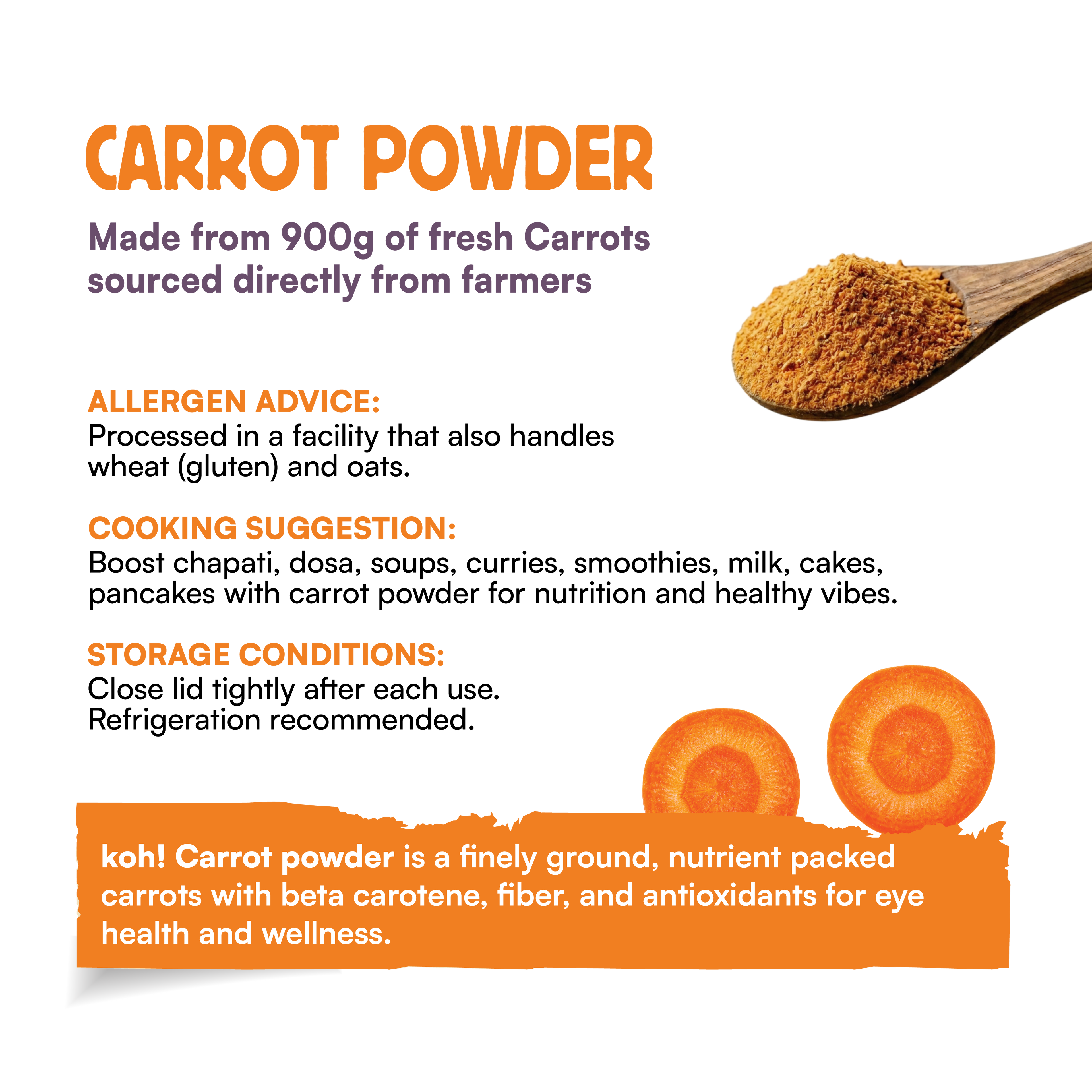 Carrot Powder | 100g