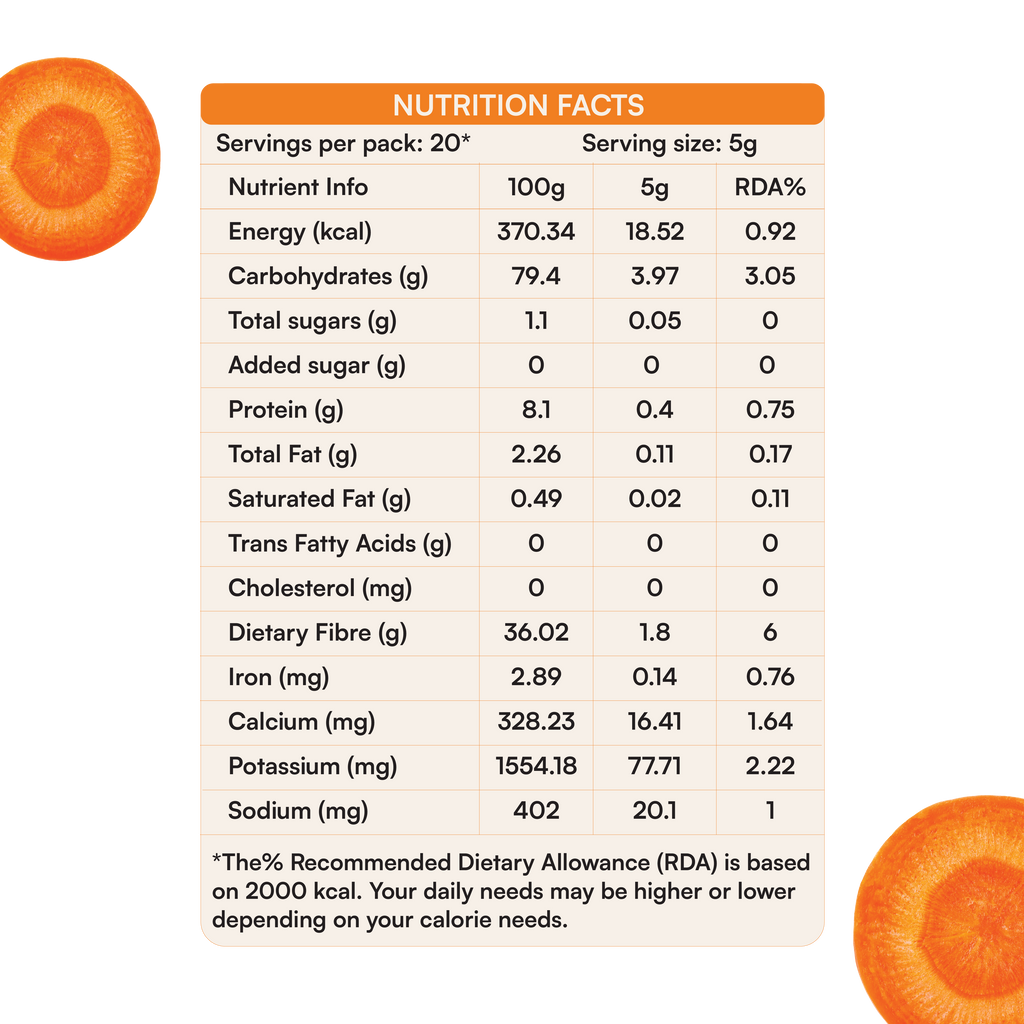 Carrot Powder | 100g