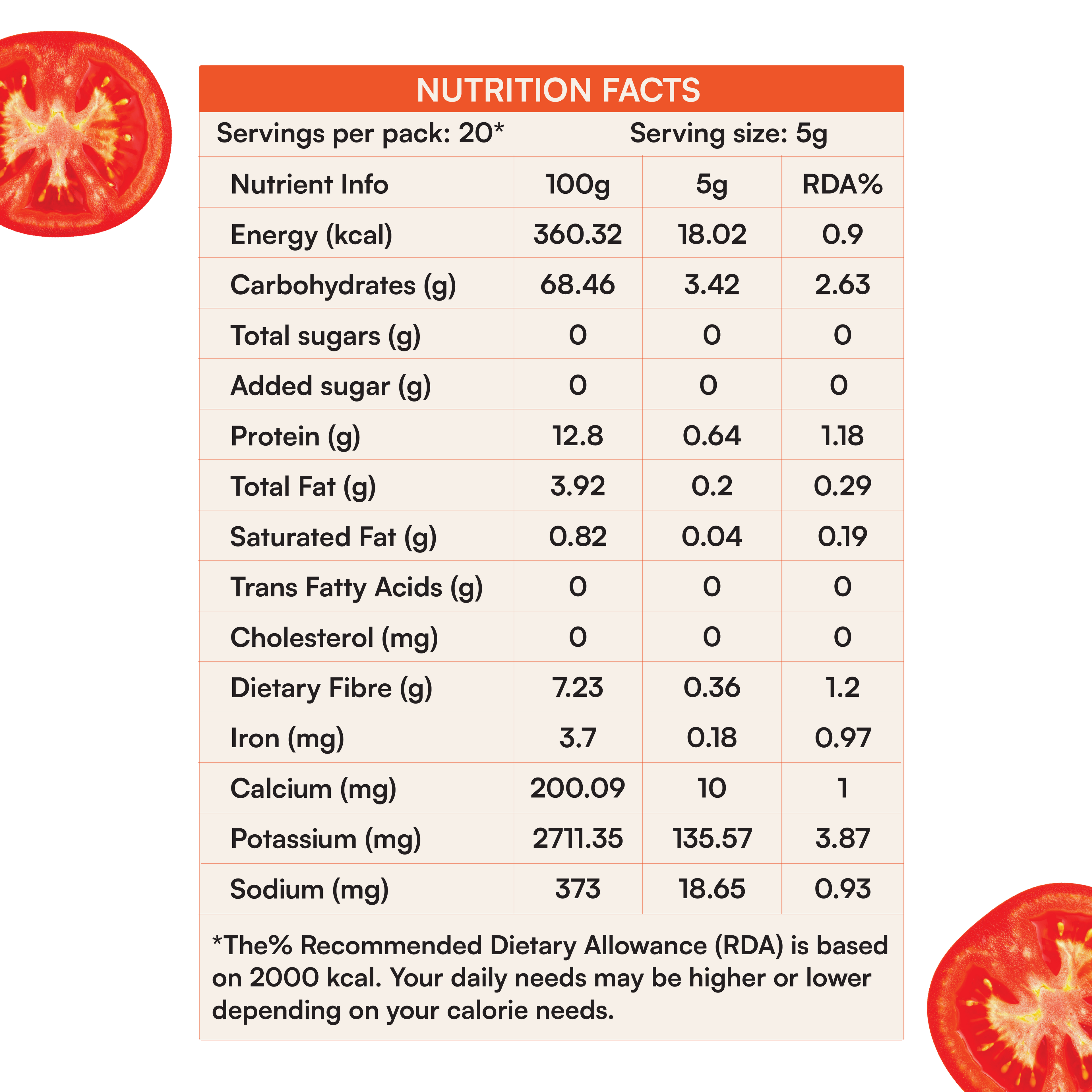 Tomato Powder | 100g